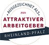 Logo der Auszeichnung Attraktiver Arbeitgeber Rheinland-Pfalz